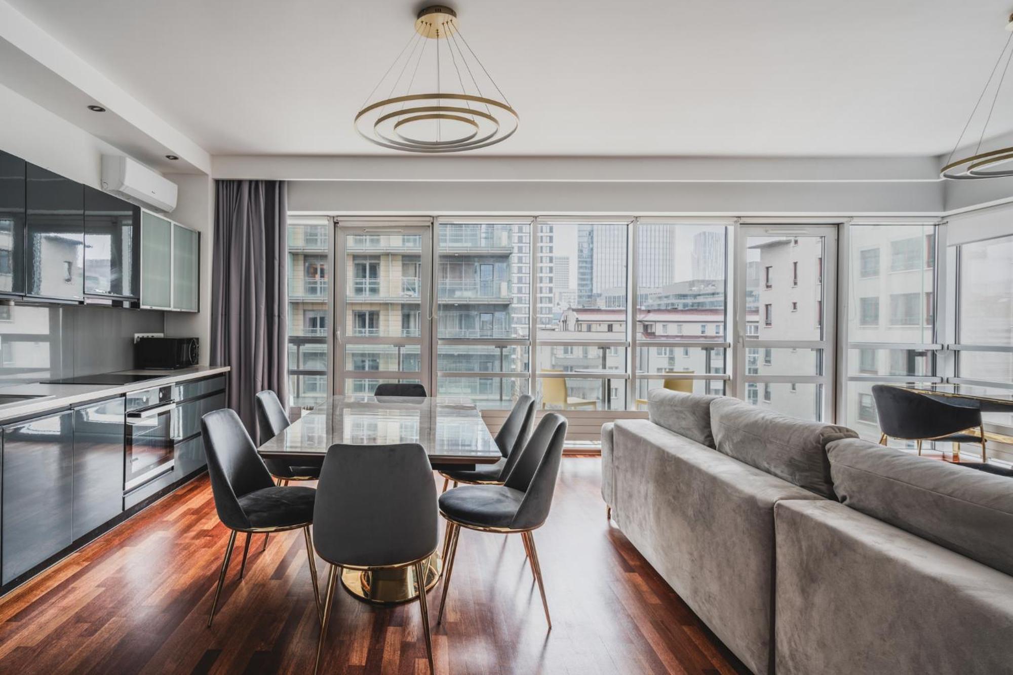 Platinum Towers J&K Apartment Warsaw Exterior photo