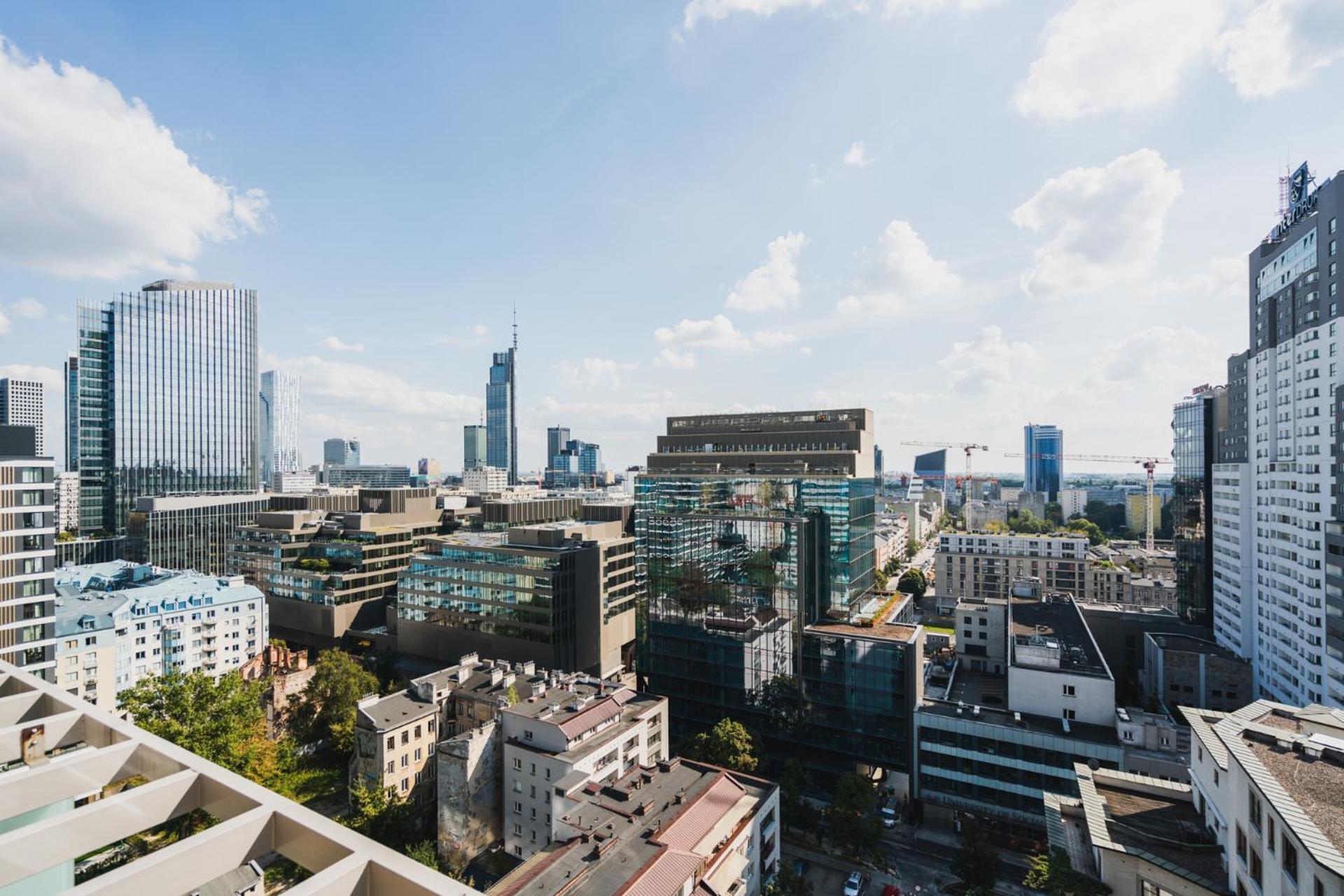 Platinum Towers J&K Apartment Warsaw Exterior photo