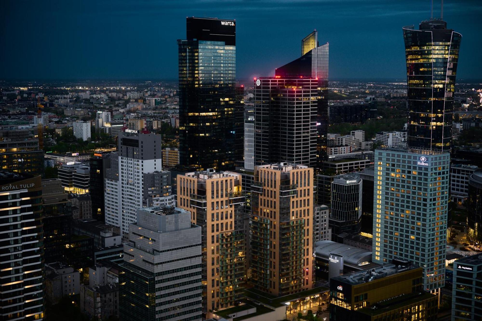 Platinum Towers J&K Apartment Warsaw Exterior photo